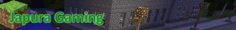 Japura Survival City Minecraft server banner