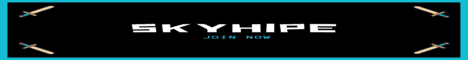 SkyHipe Minecraft server banner