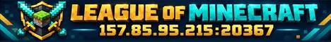 League of Minecraft Minecraft server banner