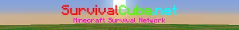 SurvivalCube Minecraft server banner