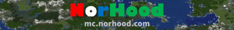 NorHood Creative Minecraft server banner