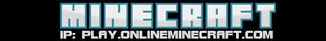 OnlineMinecraft Minecraft server banner