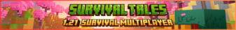 SurvivalTales SMP Minecraft server banner
