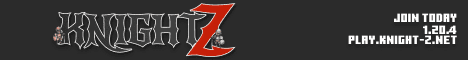 Knight-Z Minecraft server banner