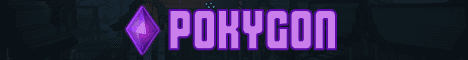Pokygon Minecraft server banner