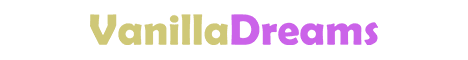 VanillaDreams.eu Minecraft server banner