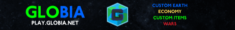 Globia Minecraft server banner