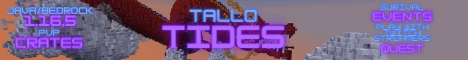 Tallo Tides Minecraft server banner