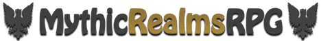MythicRealmsRPG Minecraft server banner