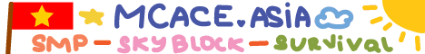 MCACE Minecraft server banner