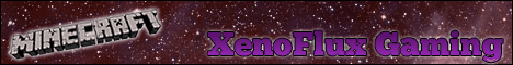XenoFlux Survival Minecraft server banner