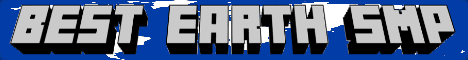 Best Earth SMP Minecraft server banner