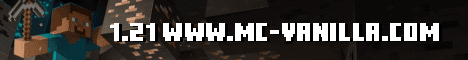 mc-vanilla.com Minecraft server banner
