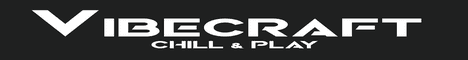 VibeCraft Minecraft server banner