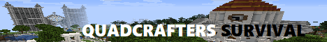 Quadcrafters Minecraft server banner