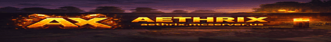 Aethrix Minecraft server banner