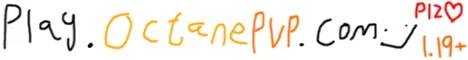 OctanePvP Minecraft server banner