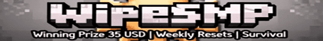 WipeSMP Minecraft server banner
