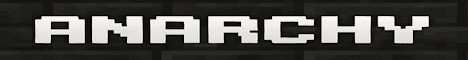 Very cool Anarchy Server Minecraft server banner