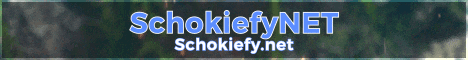 Schokiefy.net Minecraft server banner