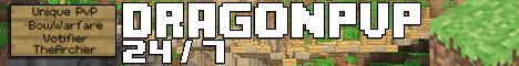 DragonPvP Minecraft server banner