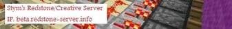 Stym's Redstone/Creative Server Minecraft server banner