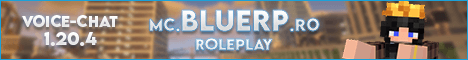 BlueRP Minecraft server banner