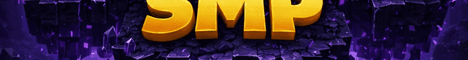 Obsidian SMP Minecraft server banner