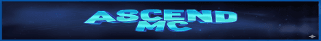 AscendMC Minecraft server banner