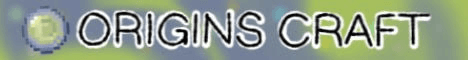 OriginsCraft Minecraft server banner