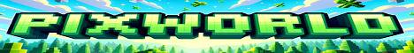 PixWorld Minecraft server banner