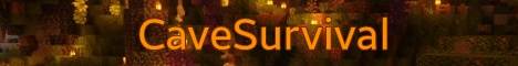 CaveSurvival Minecraft server banner