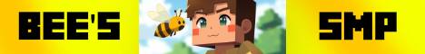 Bees multiplayer Minecraft server banner