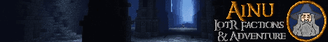 Ainu Middle-Earth Minecraft server banner