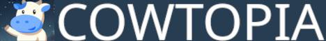 CowTopia Minecraft server banner