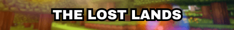 The Lost Lands Minecraft server banner