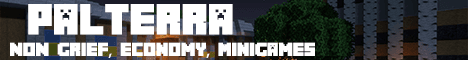 Palterra Minecraft server banner