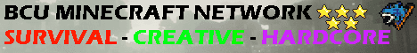 BCU Gaming Society MC Network Minecraft server banner