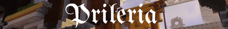 Prileria Minecraft server banner