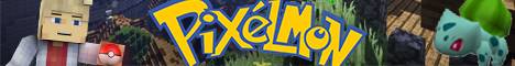 Pixel-Mon Minecraft server banner