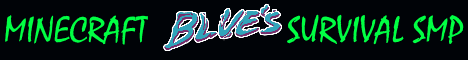 BLUES SMP Minecraft server banner