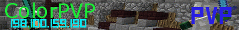 ColorPVP Minecraft server banner