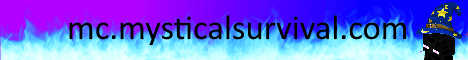MysticalSurvival Minecraft server banner
