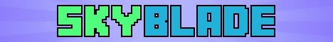 SkyBlade Minecraft server banner