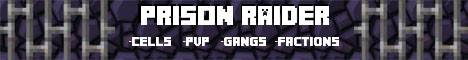PrisonRaider Minecraft server banner