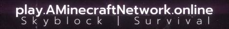 AMinecraftNetwork Minecraft server banner