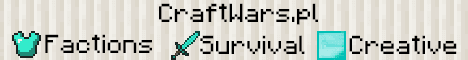 CraftWars- Polish server Minecraft server banner