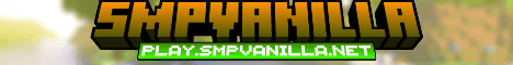 SMPVanilla Minecraft server banner