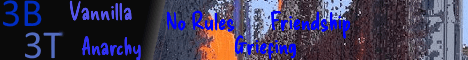 3b3t Minecraft server banner