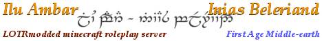 Ilu Ambar - Inias Beleriand Minecraft server banner